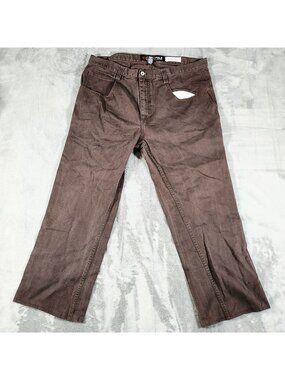 Southpole Authentic Collection Y2K Mens Boot Cut High Rise Brown Jeans Size 38